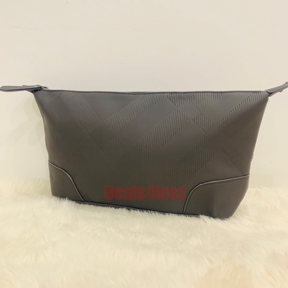 Burberry Pouch Bag Toiletry Travel Case Cosmetics - Picture 7 of 7